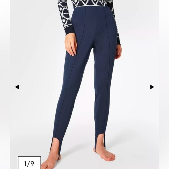 NWT- Sweaty Betty Off Piste Stirrup Ski Pants - Size Large - Picture 1 of 4